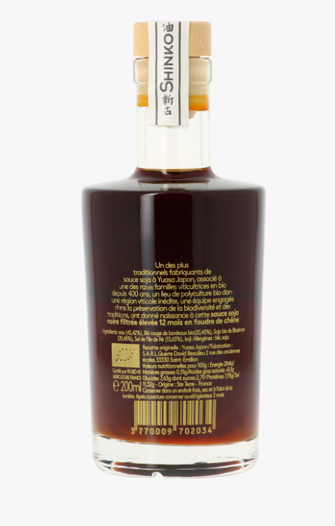 Sauce soja faite à Saint-Emilion