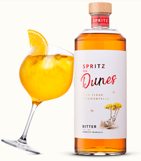 Spritz à la fleur d'Immortelle