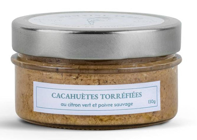 Cacahuètes torréfiées au citron vert et poivre sauvage