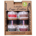 Coffret 4 rillettes de bœuf + un couteau en liège