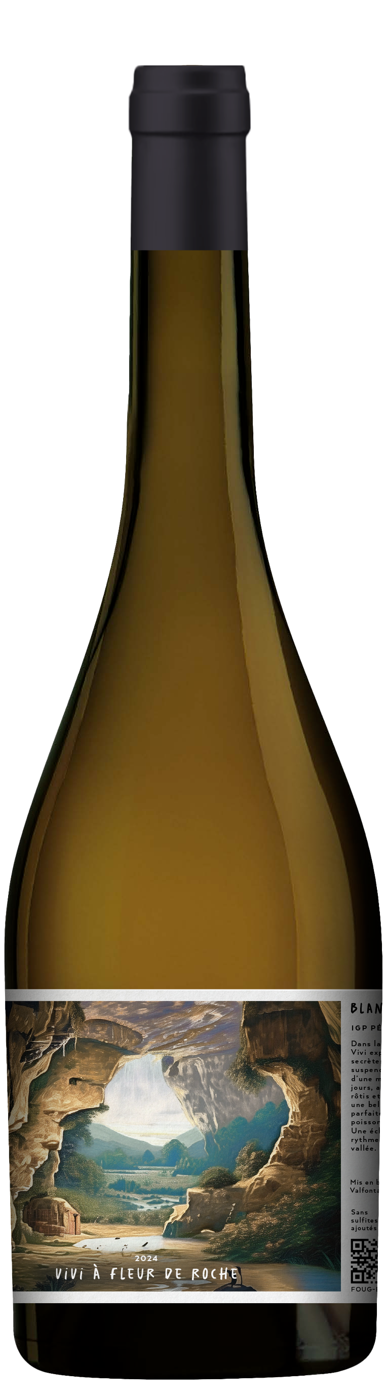 Vivi à fleur de roche, blanc de macération - IGP Périgord