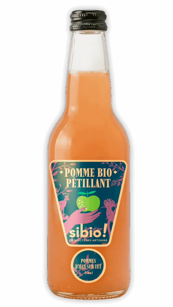 Jus de pomme pétillant