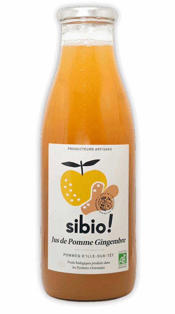 Jus pomme et gingembre - 25cl
