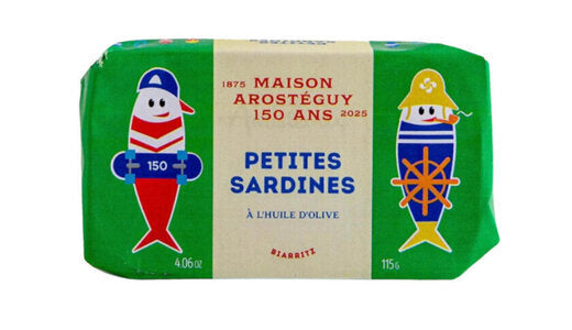 Petites sardines à l'huile d'olive