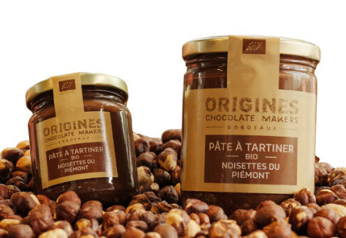 Pâte à tartiner au chocolat et noisettes du Piémont